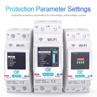Pemutus Sirkuit WiFi Cerdas Kontrol Jarak Jauh Aplikasi Tuya Mendukung Penjadwalan Timer Kontrol Suara Pemantauan Energi Rumah Pintar