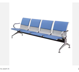 เก้าอี้พักคอยเหล็กหรือสแตนเลส / เก้าอี้พักคอยสนามบิน / เก้าอี้ห้องรอแบบโบราณ - Product Image 6