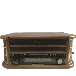 Rifornimento Della Fabbrica Vendita calda Audio Multi Retro Grammofono Giradischi Giradischi con <span class=keywords><strong>CD</strong></span> USB registratore A <span class=keywords><strong>Cassette</strong></span> - Product Image 4