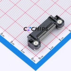 ERF8-020-01-S-D-RA-TR Board-to-Board & Backplane Connector SMD,P=0.8mm,Horizontal Mount Connector 0.8mm Horizontal Mount 2 Gold - Product Image 2