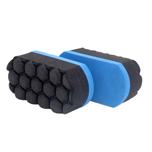Esponja de cera para coche con patrón de grano de tortuga de alta calidad mango de EVA suave con espuma para pulido y encerado de automóviles - Product Image 2