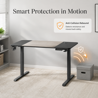 Bureau électrique réglable en hauteur AOR Rebound, type divisé, vitesse de levage 20 mm/s, pour bureau à domicile, vente en gros usine