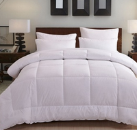 Parures de lit en coton biologique 100 % respirantes, 233 fils, qualité hôtelière, tissu anti-duvet, vente en gros