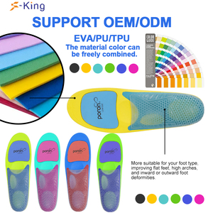 Plantillas Deportivas Personalizadas S-<span class=keywords><strong>King</strong></span>, Plantillas Ortopédicas <span class=keywords><strong>de</strong></span> Alta Elasticidad con Soporte <span class=keywords><strong>de</strong></span> Arco y Absorción <span class=keywords><strong>de</strong></span> Impactos para Pies Planos - Product Image 5