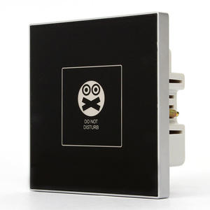 Interruptor Táctil de Vidrio Templado sin Marco Tipo 86, Interruptor de Luz Táctil RF433 para Hotel - Product Image 4