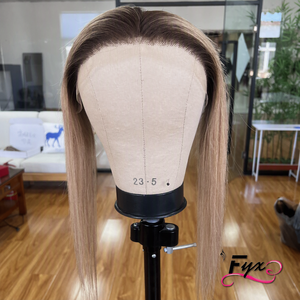 Pronto <span class=keywords><strong>per</strong></span> la spedizione: Topper <span class=keywords><strong>per</strong></span> <span class=keywords><strong>capelli</strong></span> con HD Lace Frontal Closure, Protesi capillare in <span class=keywords><strong>capelli</strong></span> umani <span class=keywords><strong>per</strong></span> la parte anteriore della testa, <span class=keywords><strong>per</strong></span> donne con linea frontale allontanata - Product Image 1