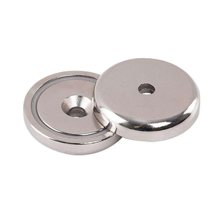 Aimants en pot N35 NdFeB fraisés de 32 mm, super puissants, aimants permanents, Imane D32x7.8mm, trou de 5.5mm, <span class=keywords><strong>aimant</strong></span> en pot en néodyme - Product Image 1