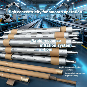 Nhà máy cung cấp 3-inch nhôm cấu trúc linh hoạt loại lá trục không khí với bột từ tính phanh căng thẳng mở rộng trục lăn - Product Image 6