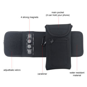 ポータブル大容量ウォーターボトルバッグカスタム防水フィットネス40 OZ磁気ジムバッグウォーターボトルスリーブポーチ - Product Image 3