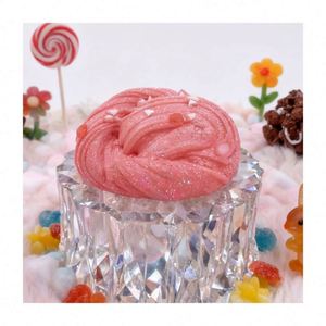 Crystal Pastel Glitter Fluffy Slime <b>Foam</b> Beads Clay Textures Scented DIY Handmade Toy Creative Craft Educational <b>Modeling</b> - Product Image 5