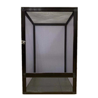 Cage caméléon en alliage d'aluminium de couleur noire, 2022