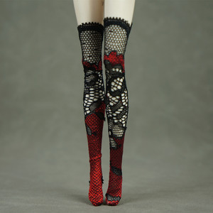 Nuovo Arrivo: Calze Elasticizzate in Pizzo da 30 cm per <span class=keywords><strong>Bambole</strong></span> BB, Scala 1/6, per Vestire <span class=keywords><strong>Bambole</strong></span> in Miniatura Fai-da-Te, Ottima Lavorazione Artigianale - Product Image 5