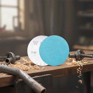Discos de Lijado Resistentes con Velcro P80 de 150 mm para Pulir Madera y Metal - Product Image 3