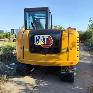 Mini-excavatrice Caterpillar 305.5E certifiée CE, excavatrice hydraulique Caterpillar de 5,5 tonnes, moteur Cummins, accessoire tarière - Product Image 2