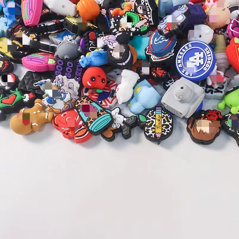 New Design Mix Cartoon Character Silicone Beads for Diy Pen Fashion Food Grade BPA Free Bracelet Necklace Jewelry Making