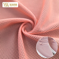 Tissu en maille tricotée 100 % polyester, couleur personnalisée OEM, écologique, respirant, imperméable et léger pour empeigne de chaussure