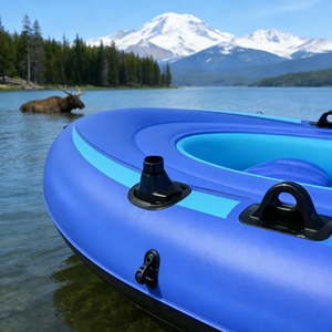 Bote Deportivo Inflable Multifuncional, Diseño Convertible <span class=keywords><strong>de</strong></span> Kayak/Bote <span class=keywords><strong>de</strong></span> <span class=keywords><strong>Remos</strong></span>/Bote a Motor para Actividades Acuáticas Familiares Versátiles - Product Image 4