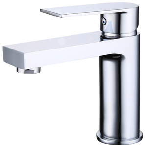 Grifo de lavabo verificado por CUPC CE, grifo de acero inoxidable de un solo orificio <span class=keywords><strong>para</strong></span> baño, mezclador de lavabo - Product Image 1