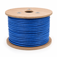 Câble de raccordement Ethernet Shibei Cat6 UTP en cuivre massif PVC, 4 paires, 23AWG, 500 MHz, 305 m, pour centre de données et câblage structuré de bureau (vente en gros)