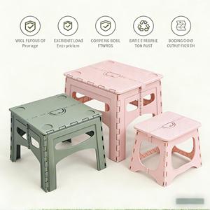Lightweight Folding Table and Stool Set for Outdoor Activities, Easy to <strong>Transport</strong>, Perfect for Camping, Hiking, and Beach Days - Product Image 5