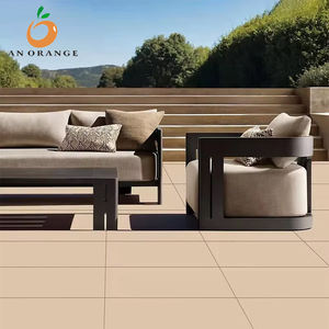 सबसे अच्छा आधुनिक आउटडोर फर्नीचर सेट मौसम प्रतिरोधी एल्यूमीनियम धातु उद्यान लाउंज सोफे विला छत आंगन अपार्टमेंट के लिए - Product Image 1