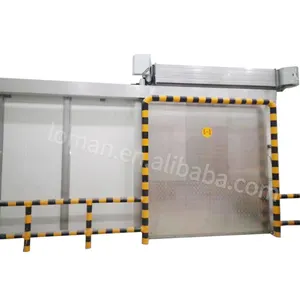 LOMAN cold storage room automatic electric double open sliding door