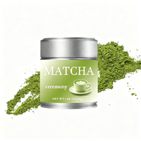 Matcha Vert Cérémonial Japonais Personnalisable Grade 6A en Boîte Métallique 30g