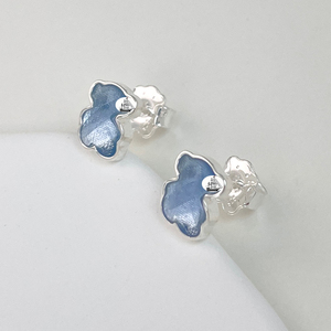 Boucles <span class=keywords><strong>d</strong></span>'oreilles clous en argent sterling 925 pour femme, plaqué argent rose, haut de gamme, polyvalentes, exquises, pour soirée, motif poupées mignonnes - Product Image 4