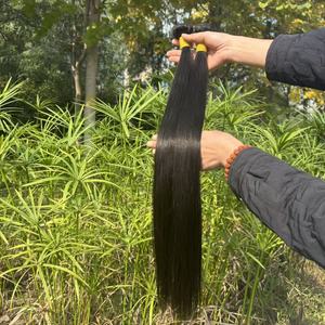 Vendeurs d'extensions de cheveux humains birmans vietnamiens crus, paquets de cheveux humains vietnamiens crus à cuticule alignée - Product Image 6