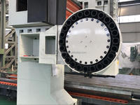 Fraiseuse à portique CNC horizontale 3 axes de conception allemande de haute précision BT50 FANUC 10000 tr/min pour applications aérospatiales lourdes en titane