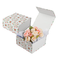 MOQ bajo de fábrica, logotipo de flor personalizado, caja de regalo de embalaje impresa a la moda, zapatos, cartón plegable, artesanía, compras, caja plegable de cartón