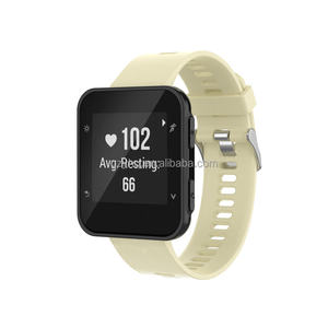 Correa de reloj de goma de silicona deportiva suave para <span class=keywords><strong>Garmin</strong></span> <span class=keywords><strong>Forerunner</strong></span> <span class=keywords><strong>35</strong></span>/30, duradera, cómoda, resistente al agua y ajustable - Product Image 3