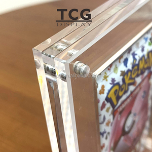 TCG-Booster de cartes Pokémon personnalisées à 4 emplacements, cadre en acrylique, avec support pour étui, <span class=keywords><strong>Dragon</strong></span> <span class=keywords><strong>Ball</strong></span> <span class=keywords><strong>Super</strong></span> Yu Gi Oh - Product Image 5