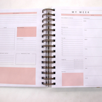 Huawei — cahier d'art personnalisé, Notebook, Agenda 15 anneaux, couverture rigide de 12 mois, spirale, planificateur hebdomadaire