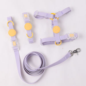 Correa de perro con logotipo de color personalizado con hebilla de plástico de liberación rápida, juego de Correa y <span class=keywords><strong>collar</strong></span> antideslizante con revestimiento de <span class=keywords><strong>PVC</strong></span> para mascotas - Product Image 6