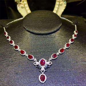 Bella Preziosi Monili Della Pietra Preziosa <span class=keywords><strong>con</strong></span> Il Prezzo 18 K Oro 11.8ct Naturale Riscaldata Pigeon Blood <span class=keywords><strong>Rosso</strong></span> <span class=keywords><strong>Rubino</strong></span> Pendente Della <span class=keywords><strong>Collana</strong></span> - Product Image 6