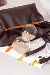 Sac de selle mat en cuir de vachette style britannique |   Mode Hiver Automne Grande Capacité Polyvalent Élégant |   Bonbons à double couche avec fermeture éclair - Product Image 2