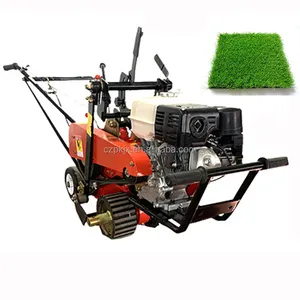 Grass Cutting Machines Hand Push Lawn Mower Turf Sod Cutter Petrol With Auto Cutoff Function