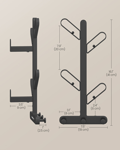 <span class=keywords><strong>Perchero</strong></span> de Pared <span class=keywords><strong>Industrial</strong></span> de Acero al por Mayor con 6 Ganchos - <span class=keywords><strong>Perchero</strong></span> Extensible Duradero para Sala de Estar, Dormitorio, Baño, Hotel, Gimnasio - Product Image 4