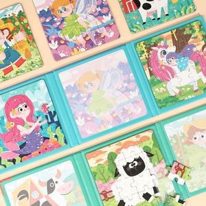 Juegos para Niños Pequeños, Granja de Animales, Rompecabezas Magnéticos con Temática de Niñas Bonitas, Juguetes de Viaje para Niños - Product Image 4
