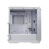 Upgrade Casing Komputer Panel PC I/O Kecepatan Tinggi dengan Panel Kaca Temper Depan dan Samping, Casing PC Gaming Full Tower