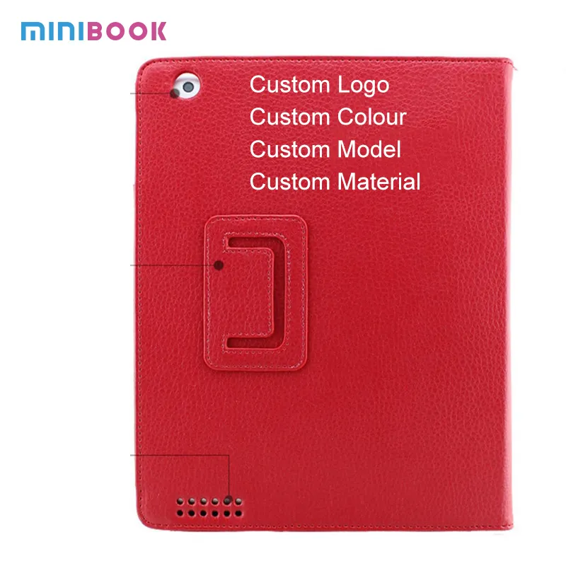 Minibook Tablet Leather Case 7 Inch 8 Inch 9 Inch 10.1 Inch Universal Stand Pu Leather Flip Tablet Case for ipad