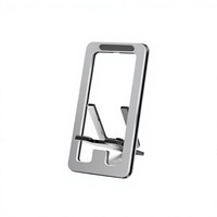 Support de bureau pliable ultra-fin et léger en ABS, réglable multi-niveaux, pour téléphones portables, tablettes et diffusion en direct