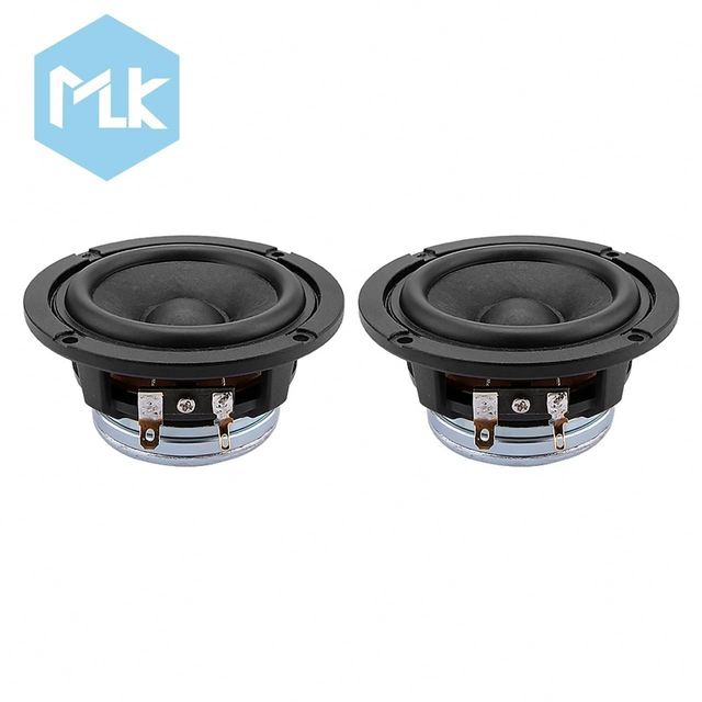 MLK 3 Inch Midrange Speaker Driver 4 8 Ohm 15W Home Theater Full Range Speaker Wool Paper Cone HIFI Loudspeaker