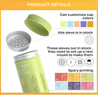 Pot en aluminium Merrynewon personnalisé de 100 ml pour masque facial en poudre avec emballage innovant en pâte à papier écologique