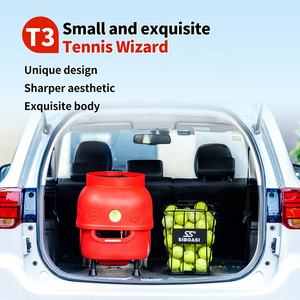 Máquina Lanzapelotas de Tenis Portátil y Resistente SIBOASI, Control Remoto por Aplicación Móvil, Modo Automático de Pádel, Equipo de Entrenamiento de Tenis - Product Image 6