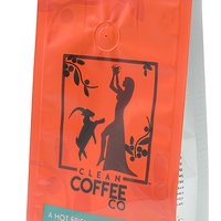 Sachet alimentaire mat à fond plat avec fermeture à boucle métallique et valve de dégazage pour grains de café torréfiés moyennement foncés 12oz 340g