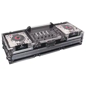 Universal misturador de dj em 19 formatos, dois jogadores de mídia em formato de grande