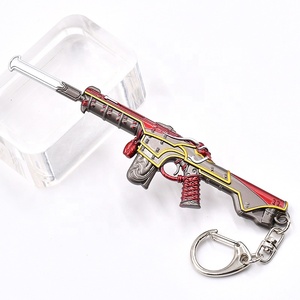 Nuevo diseño 12cm Llavero Valorants Cuchillo Aleación <span class=keywords><strong>de</strong></span> zinc Mini arma Modle Llaveros - Product Image 2