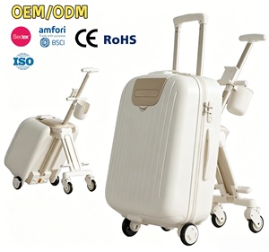 Valise multifonctionnelle 2026 avec siège enfant intégré, pour maman, mains libres, à roulettes, bagage cabine, pour voyage, extérieur et randonnée - Product Image 1